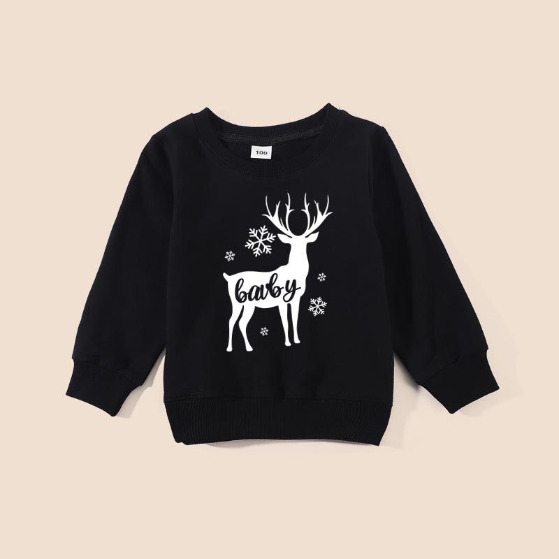 Long Sleeve Casual Parent-child Wear A Family Of Three Celebration Christmas Theme Party Sweater