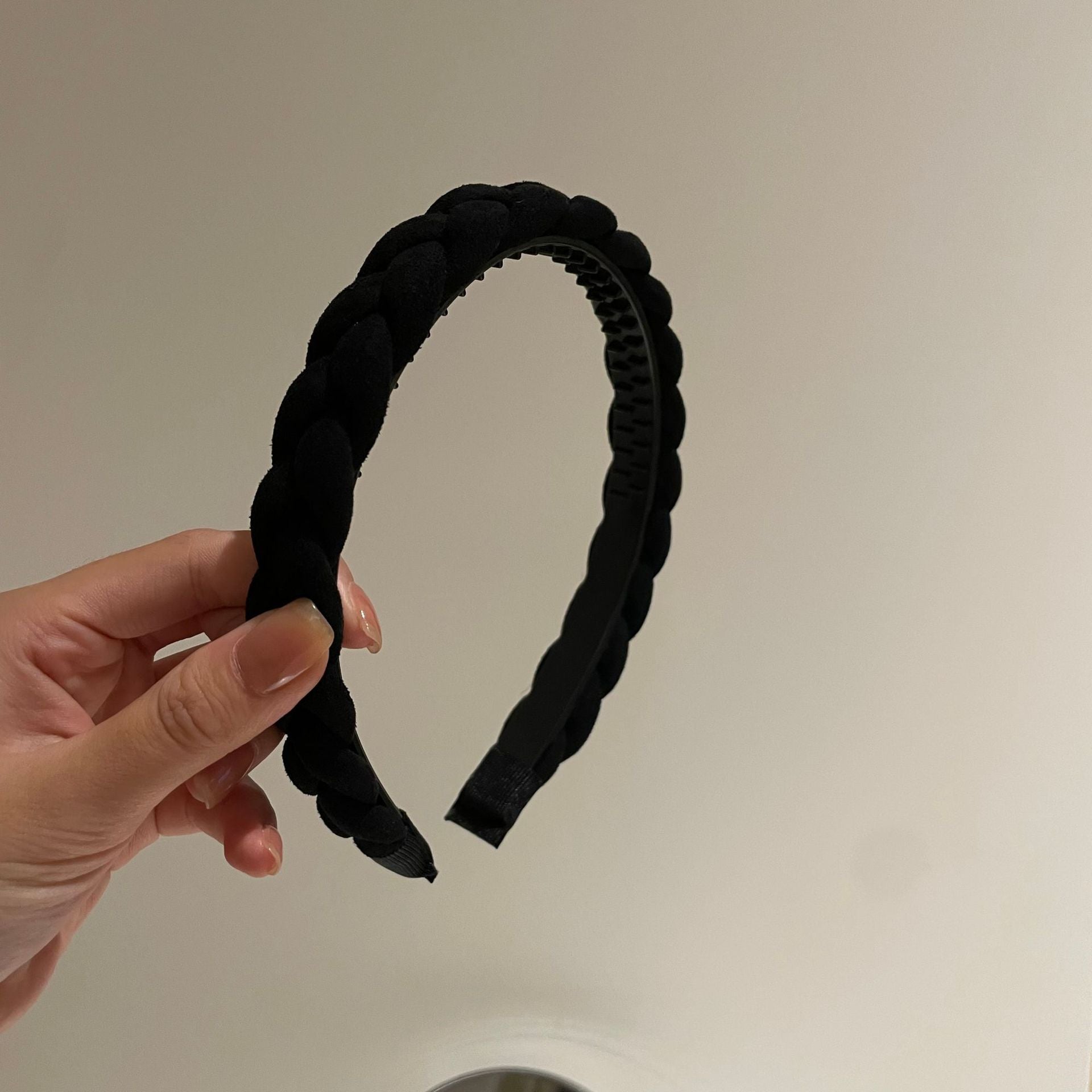 French Elegant Black Sweet Black Pearl Hair Accessories