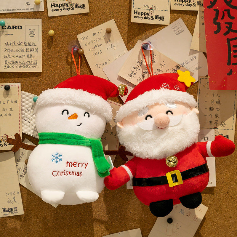 Christmas Plush Toy Doll Pillow Collage