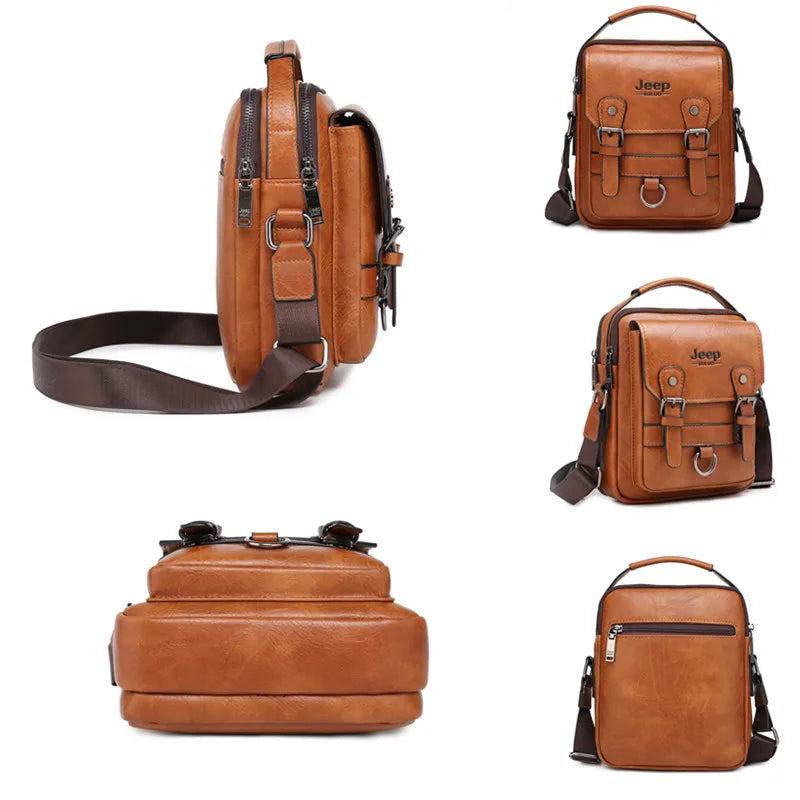 Sac à bandoulière cuir de grande marque pour homme