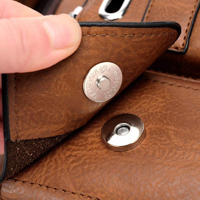 Sac bandoulière portable pour homme d'affaires